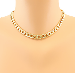 Chain Hang Necklace - Gold