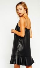 Leather Down Dress