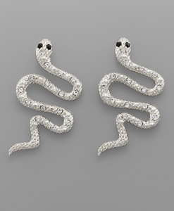 See You Later Snake Earrings